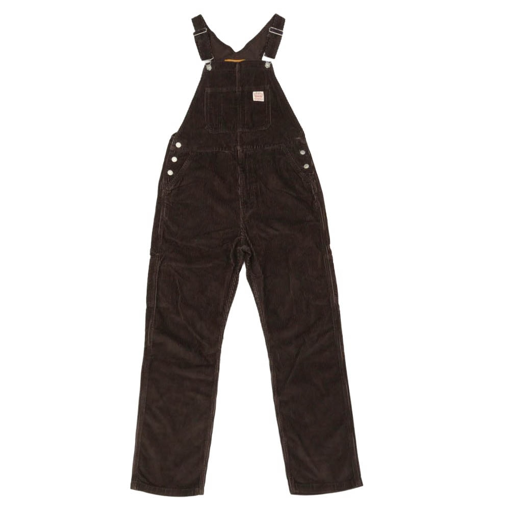 Levi's リーバイス 79107-0025 コーデュロイ オーバーオール ブラウン系 M【新古品】【未使用】【中古】