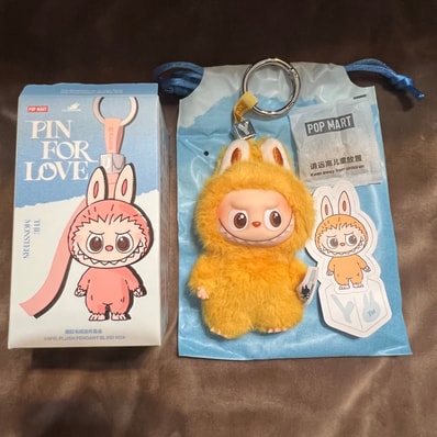 POP MART THE MONSTERS (LABUBU) Pin for Love Series-Vinyl Plush Pendant (N-Z) Y