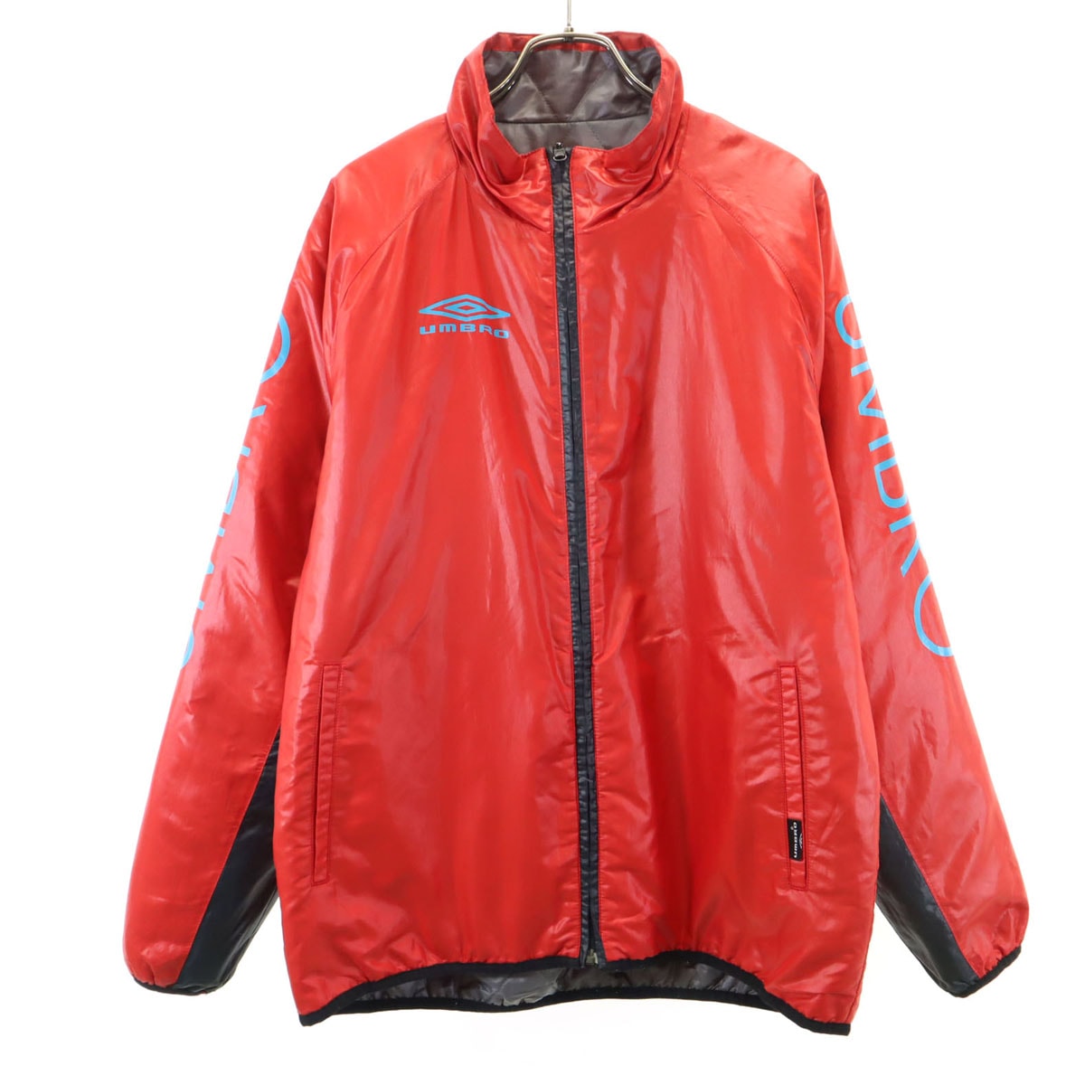 umbro アンブロ サッカー ウインドブレーカー M レッド リバーシブル トレーニング