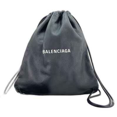 バレンシアガ BALENCIAGA ドローストリング リュック・デイパック レザー【中古】