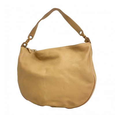 【6dc2648】サルヴァトーレフェラガモ ショルダーバッグ ガンチーニ レザー ブラウン シルバー金具【中古】レディース