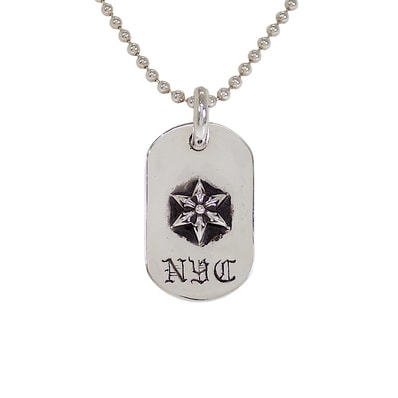 Chrome Hearts Raised Dog Tag NYC Exclusive "Silver"
