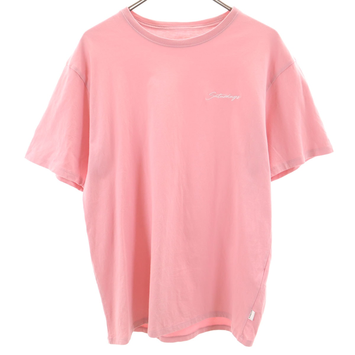 SATURDAYS NEW YORK CITY サタデーズニューヨークシティ 半袖 Tシャツ M ピンク系