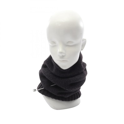 ルイ・ヴィトン LOUIS VUITTON マフラー 衣料品 ヤク グレー レディース グレー系 【中古】