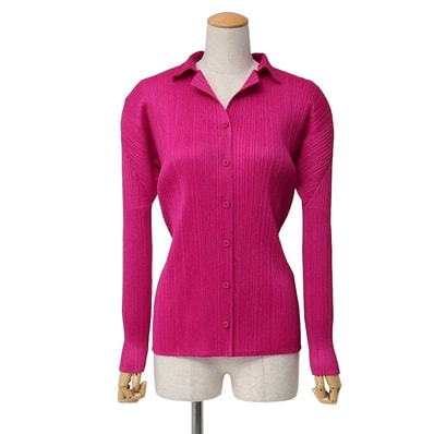 ■美品■PLEATS PLEASE ISSEY MIYAKE プリーツプリーズ イッセイミヤケ ヴィンテージ カーディガン サイズ3 プリーツ 長袖 ブランド古着【中古】20260423/RA9029