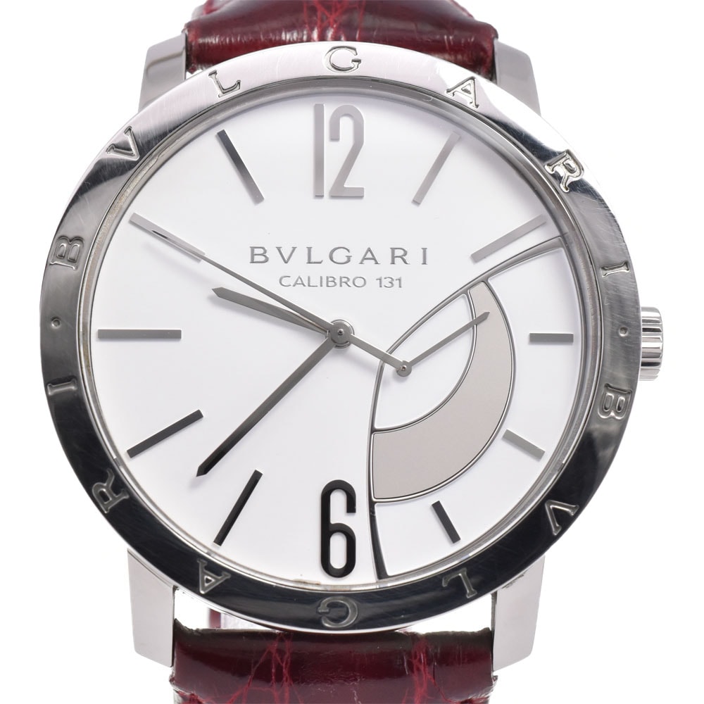 値下 ブルガリ BVLGARI BB43SRM ブルガリブルガリ リザーブ ド マルシェ 自動巻き メンズ 箱・保証書付き N#145644