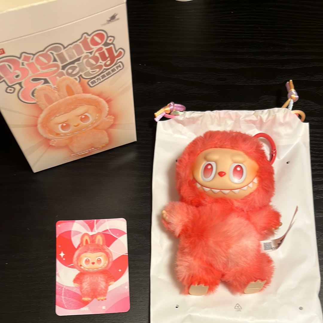 POP MART THE MONSTERS (LABUBU) Big into Energy Series Plush Pendant LOVE