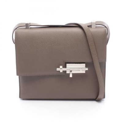 エルメス HERMES ヴェルー23 エタン ショルダーバッグ バッグ ヴォーエプソン ヴォーエプソン C刻印(2018年製造) レディース グレー系 【中古】