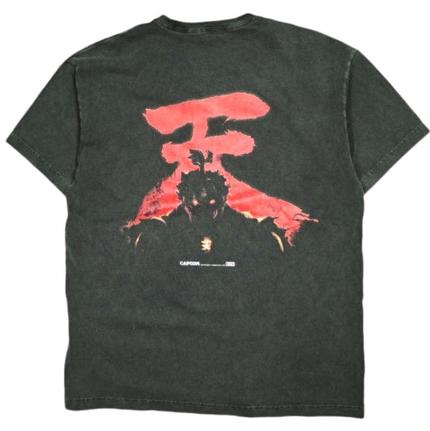 KITH NYC x Capcom キスニューヨークシティ カプコン 25AW 別注 Akuma Vintage Tee ストリートファイター 豪鬼 Tシャツ 25073060011240 S Black 半袖 ゴウキ トップス g25102