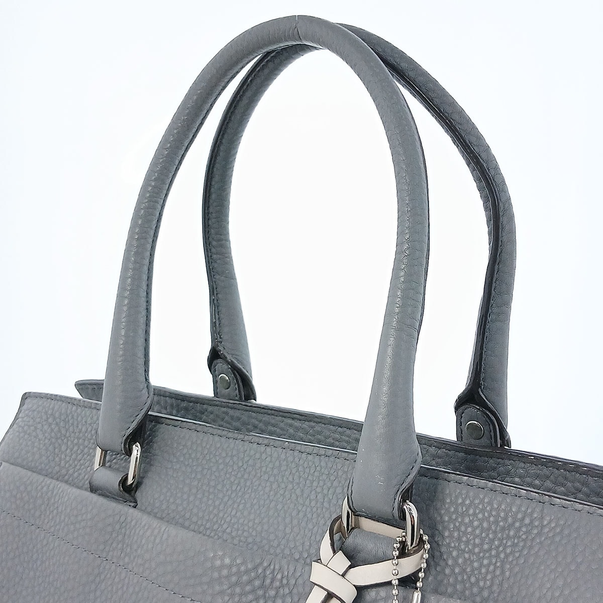 D (傷や汚れあり)】COACH コーチ レガシー ペブルド チェルシー 