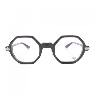 Chrome Hearts CLICTO-A Octagon Eyewear "Clear/Brown"