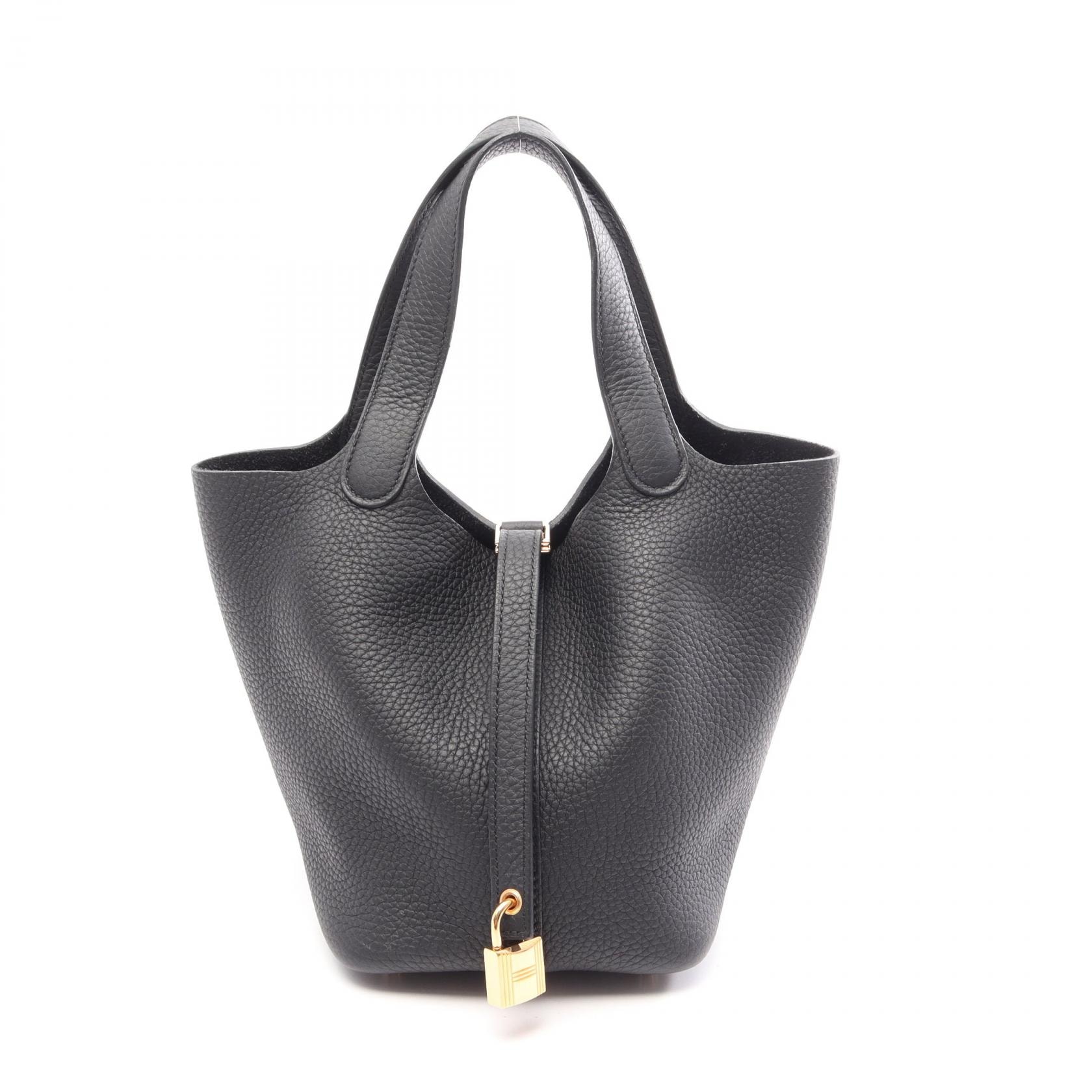 エルメス HERMES ピコタンロックPM ハンドバッグ バッグ トリヨンクレマンス トリヨンクレマンス K刻印(2025年製造) レディース ブラック系 【中古】