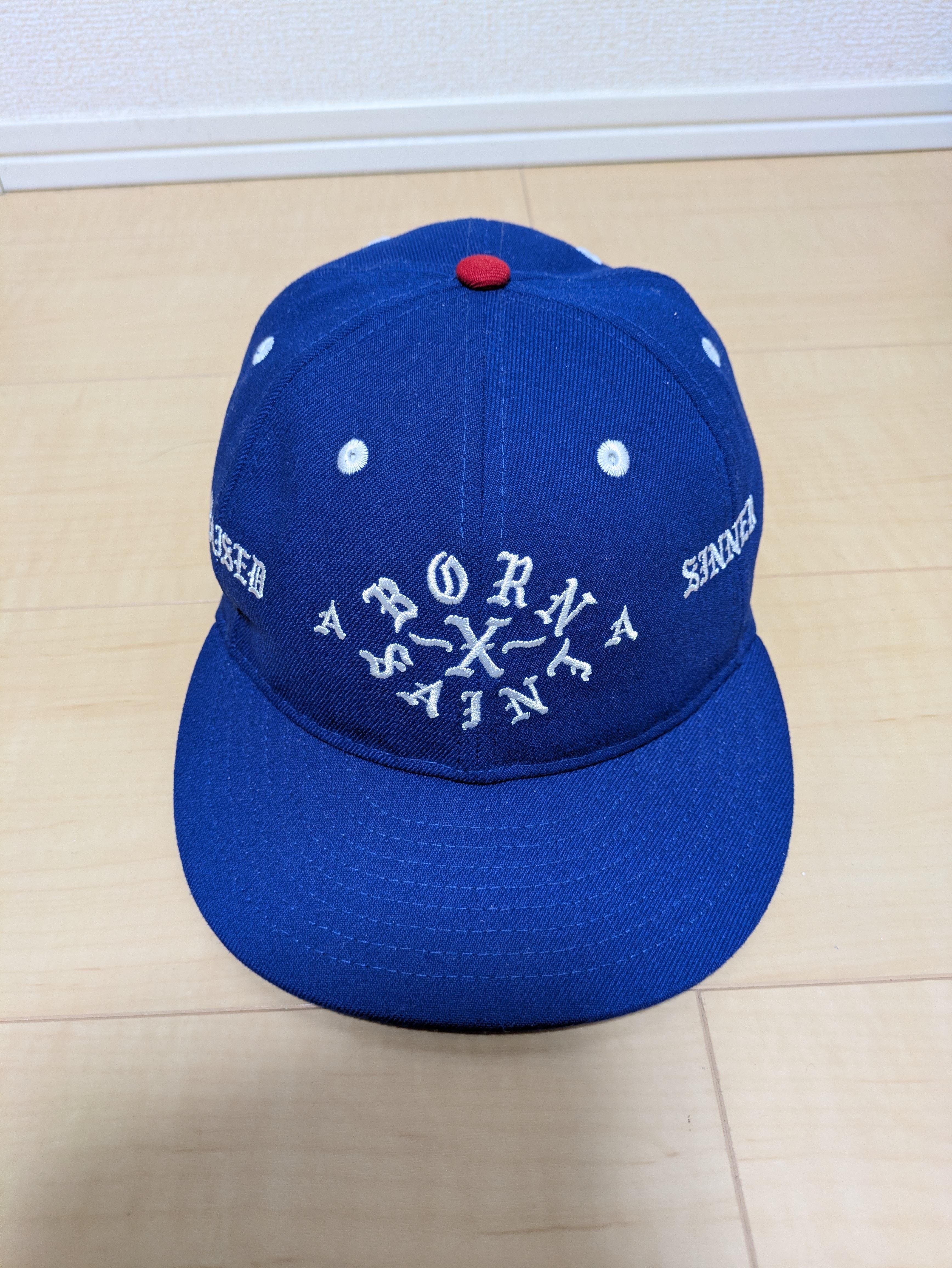 NEW ERA x SAINT Mxxxxxx x BORN & RAISED 59FIFTY Baseball Cap "Blue"