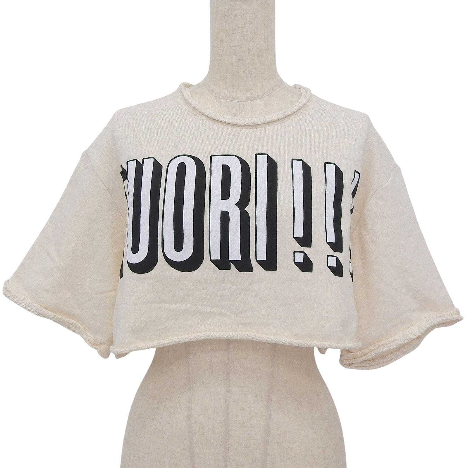 極美品 グッチ 半袖シャツ アイボリー レディース S 740047