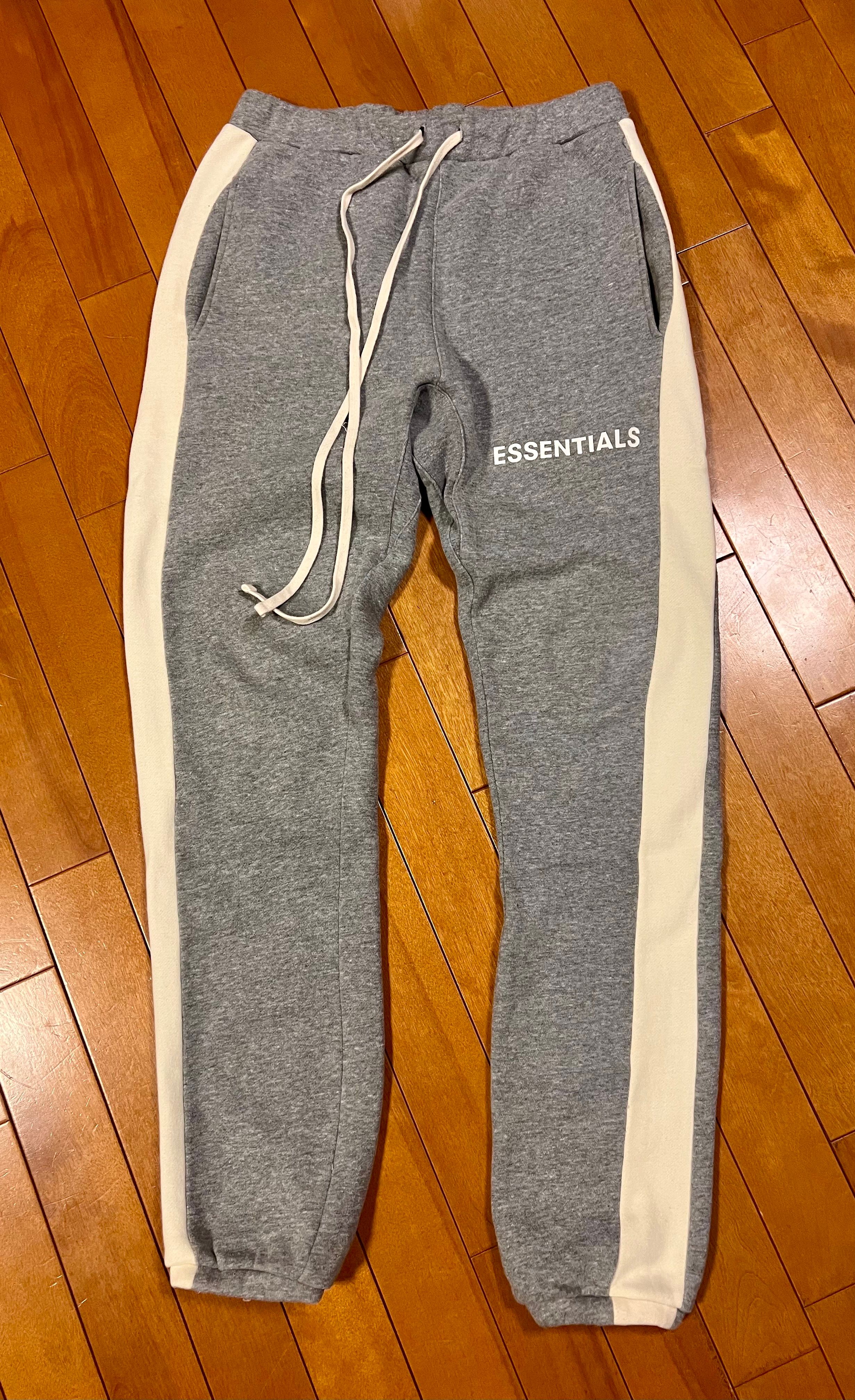 FEAR OF GOD Essentials Side Stripe Sweatpants "Grey"