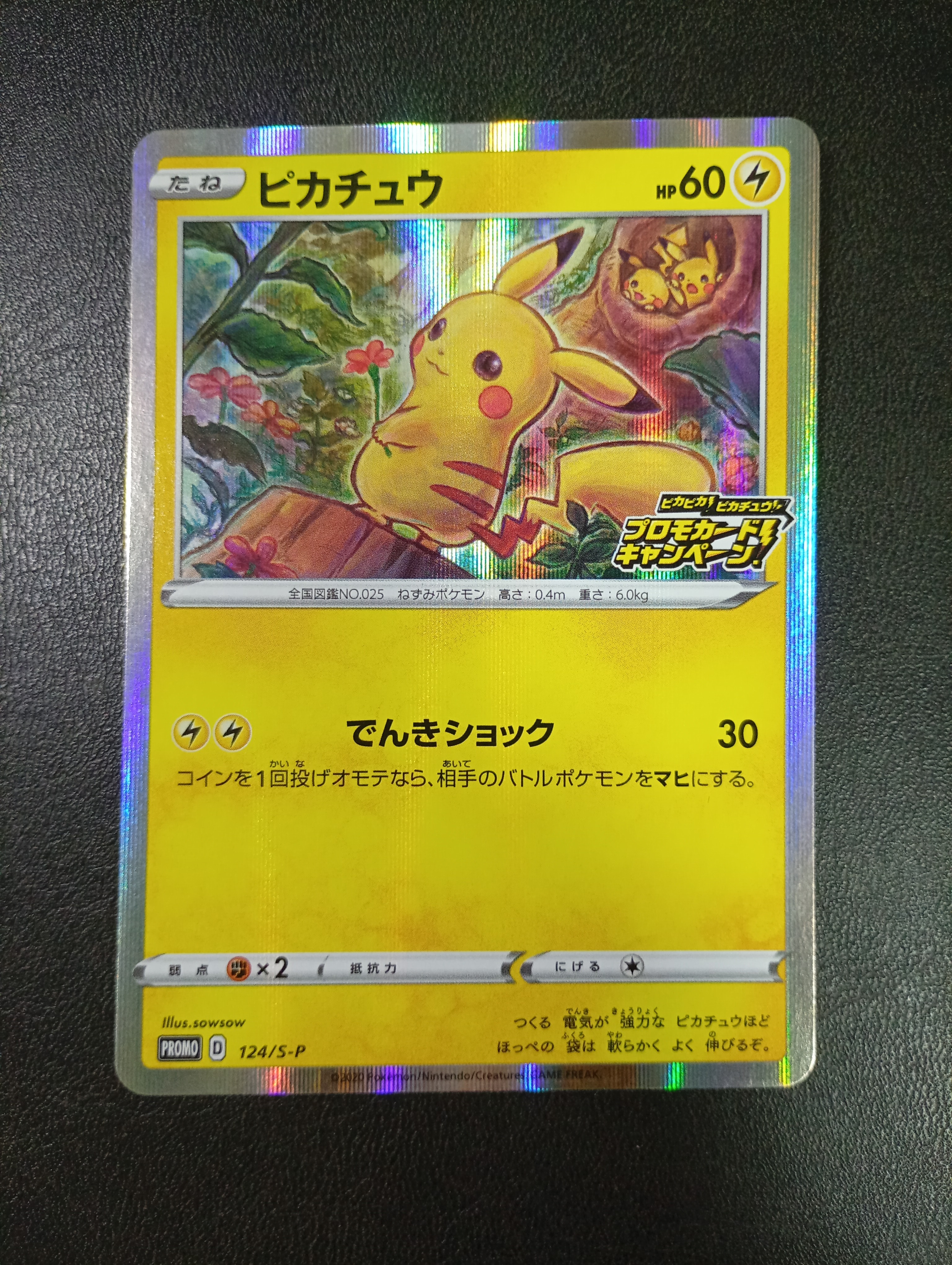 PSA10】ピカチュウ: プロモ P [S-P 124](ピカピカ！ピカチュウ！プロモ