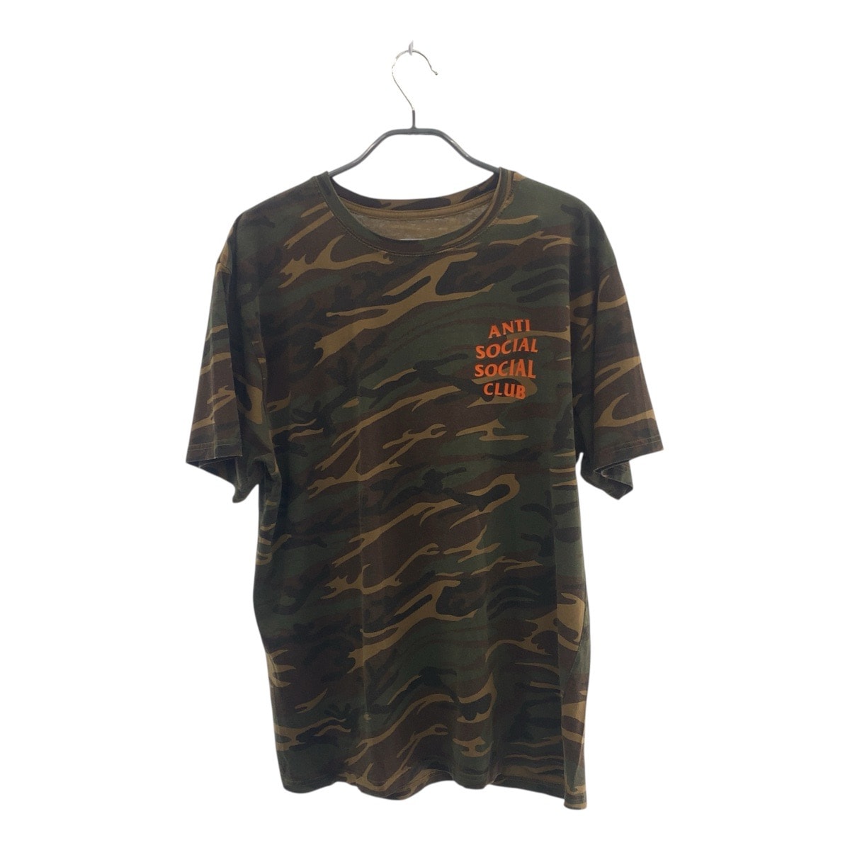 美品 ANTI SOCIAL SOCIAL CLUB アンチソーシャルソーシャルクラブ カモフラ サイズL マルチカラー コットン 半袖Tシャツ クルーネック 505107 【中古】