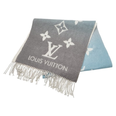 ルイ ヴィトン エシャルプ レイキャビック グラディエント マフラー M70868 マルチカラー カシミヤ レディース LOUIS VUITTON 中古