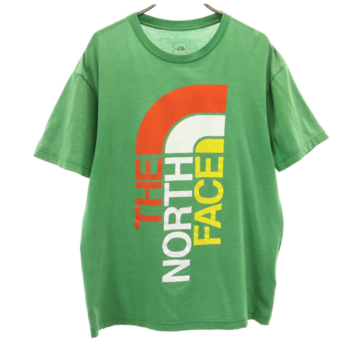 THE NORTH FACE ノースフェイス 半袖 TRIVERT Tシャツ M グリーン系 アウトドア NT31431
