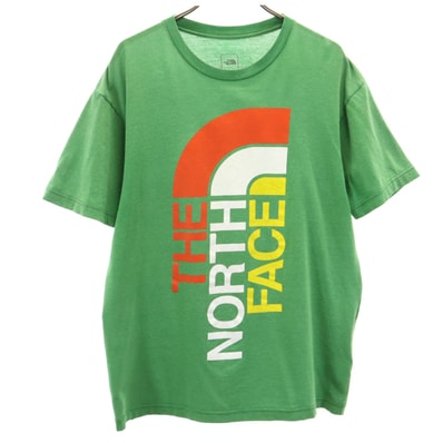 THE NORTH FACE ノースフェイス 半袖 TRIVERT Tシャツ M グリーン系 アウトドア NT31431