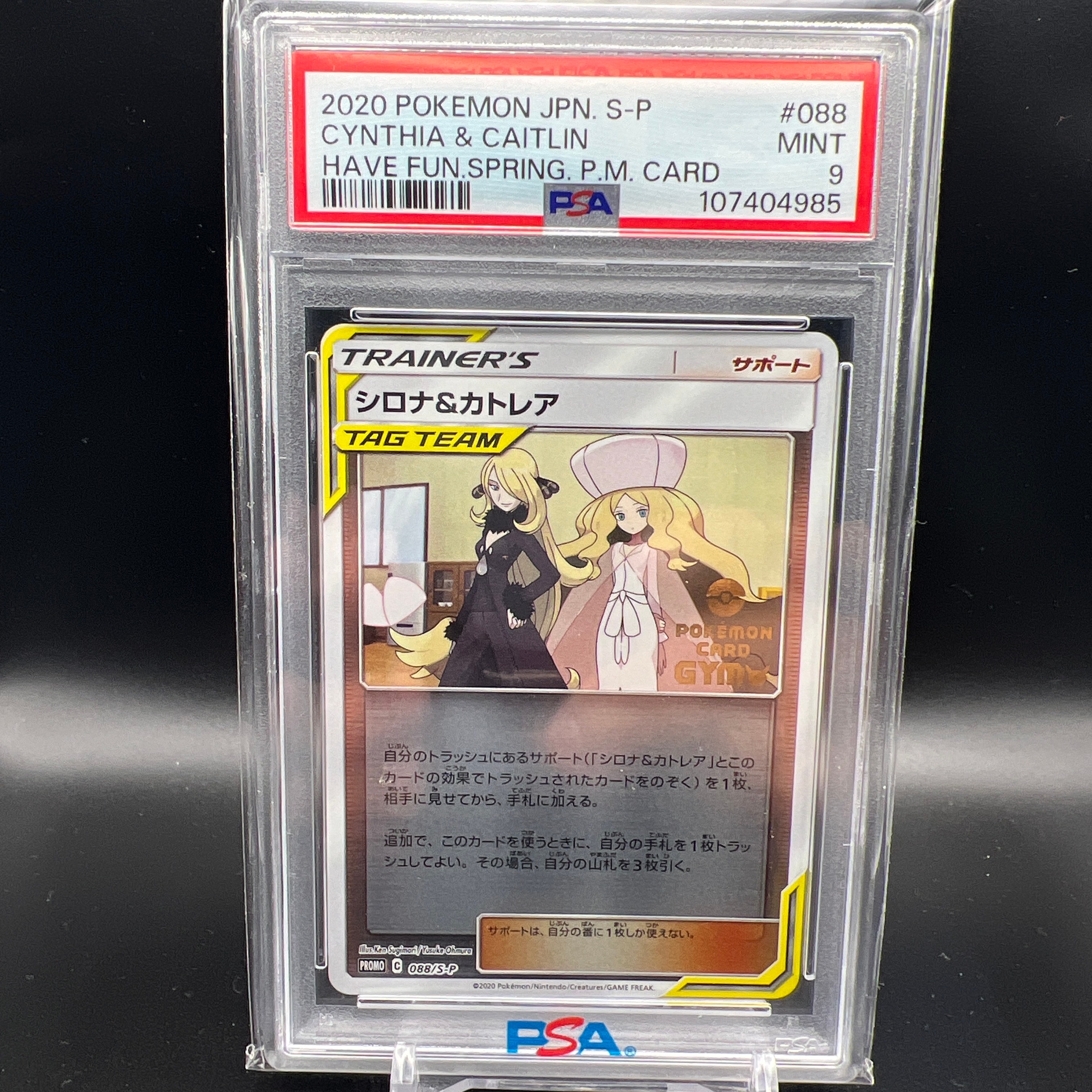 シロナ&カトレア P [S-P 088](プロモーションカード「楽しもう。春、ポケカ」)