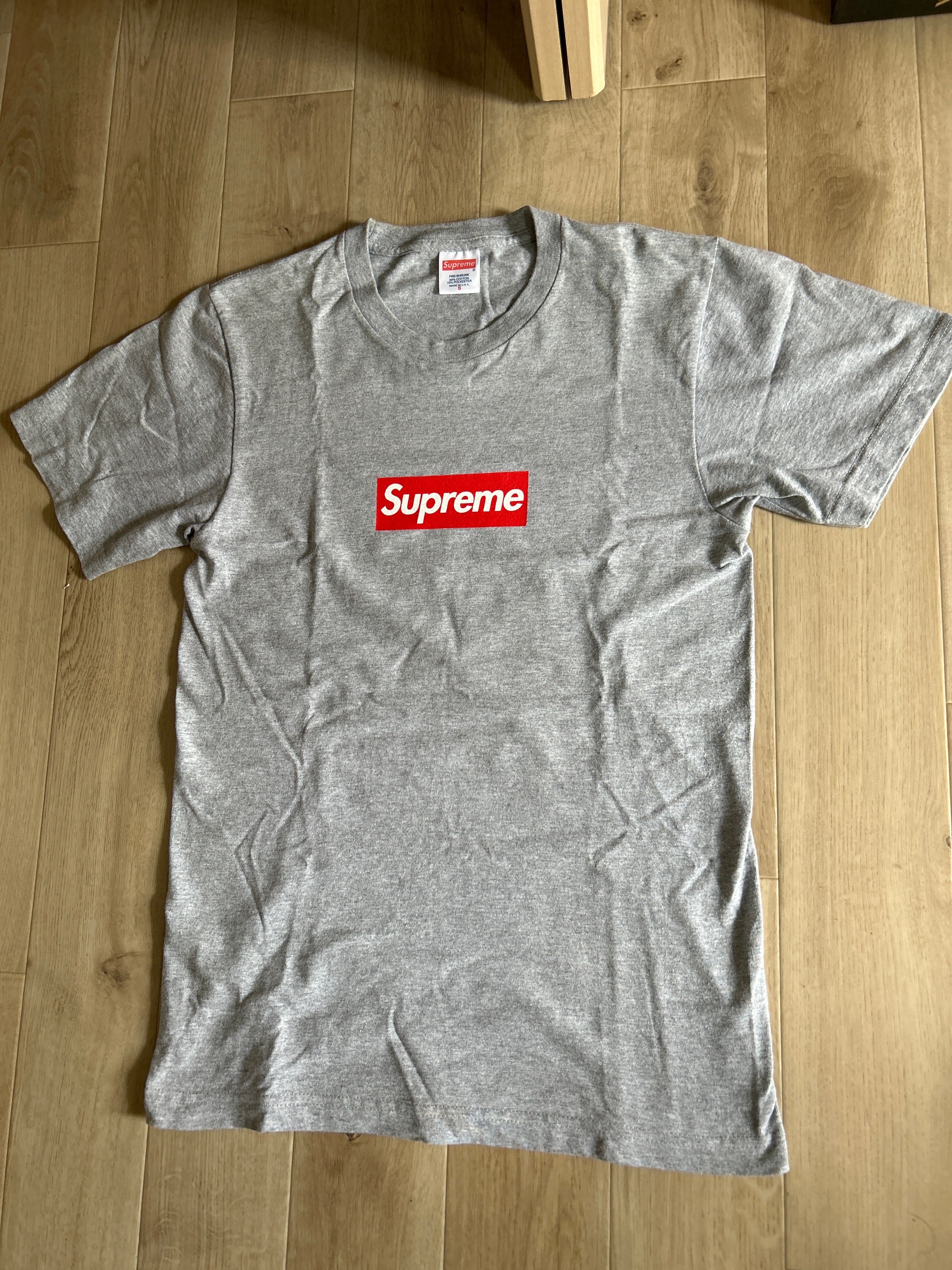 Supreme 20th Anniversary Box Logo Tee "Grey"