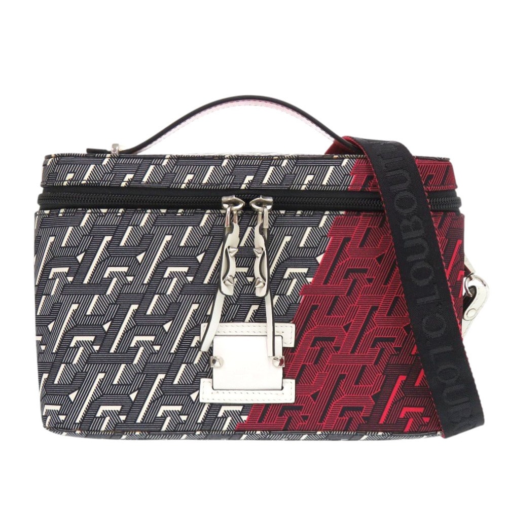 クリスチャンルブタン  ルビクリック   ナイロン  グレー ホワ