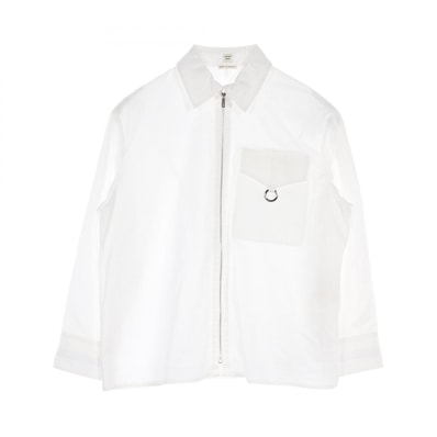 エルメス HERMES セリエボタン 衣料品 トップス コットン ホワイト レディース ホワイト系 【中古】