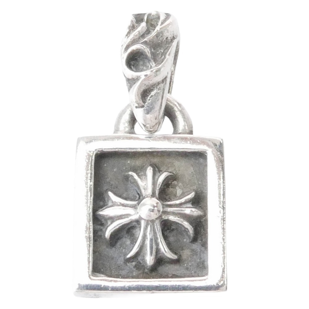 Chrome Hearts Framed CH Plus Charm "Silver"