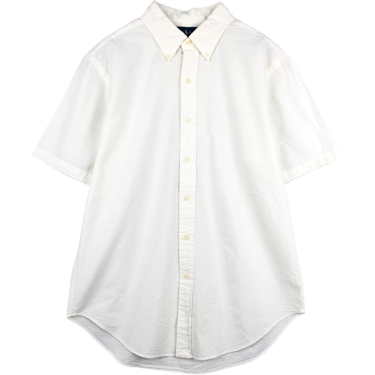 古着 ラルフローレン Ralph Lauren CLASSIC FIT 半袖 ボタンダウンシャツ メンズL相当/eaa674528