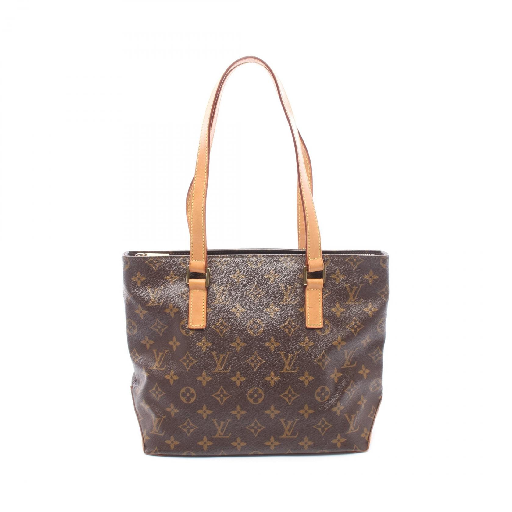 ルイ・ヴィトン LOUIS VUITTON カバピアノ ショルダーバッグ バッグ PVCコーティングキャンバス レザー モノグラム レディース ブラウン系 M51148 【中古】