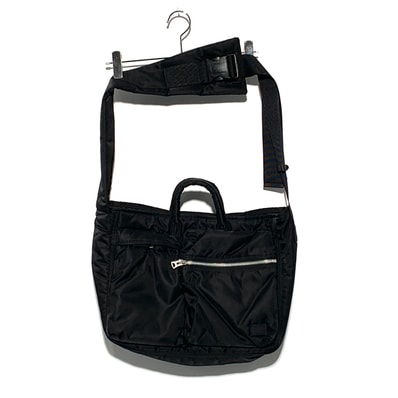 sacai × Porter Delivery Pocket Bag Black