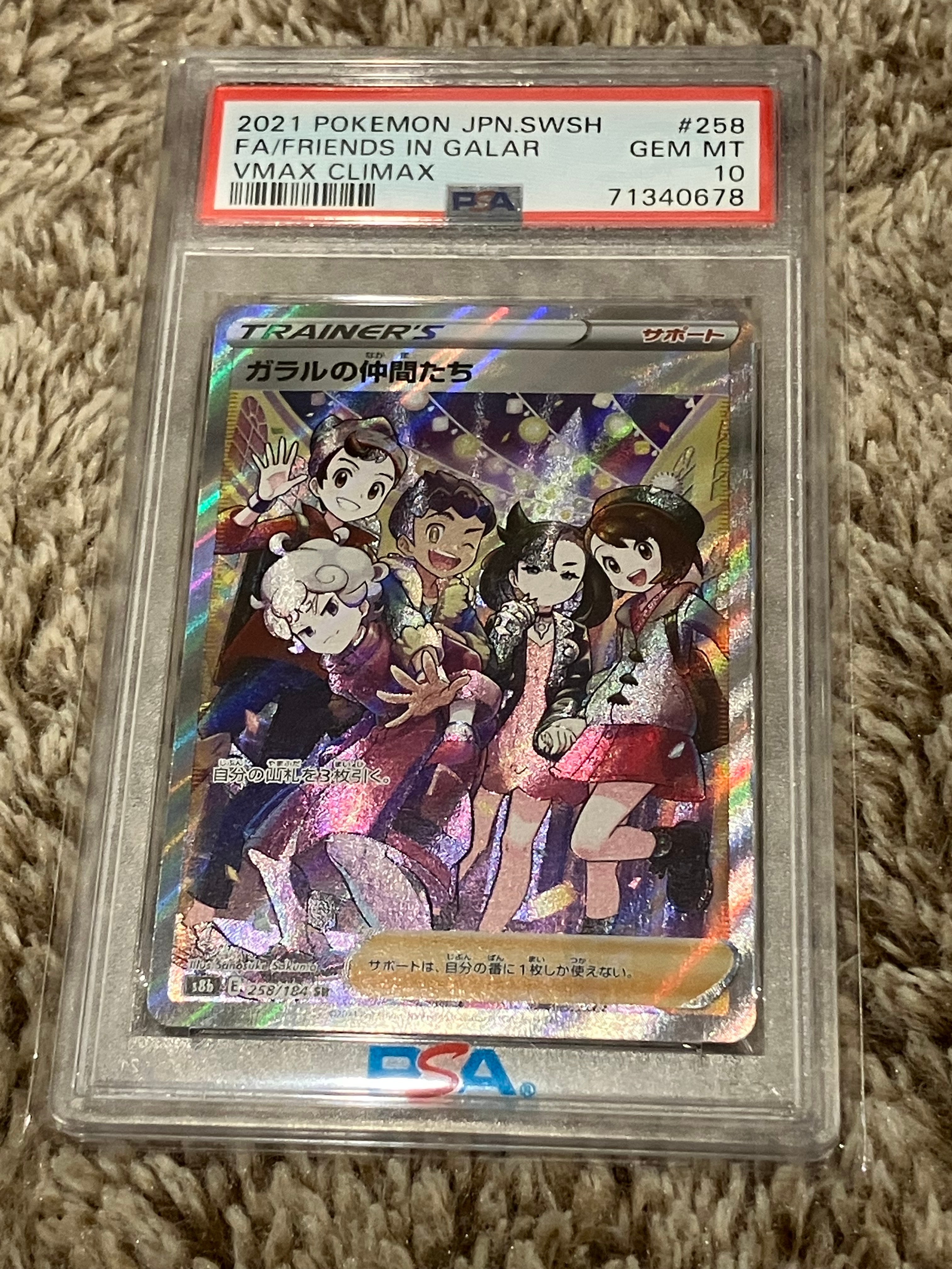 ガラルの仲間たち SR[S8b 258/184](ハイクラスパック「VMAXクライマックス」)