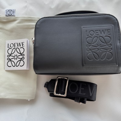 新品未使用 ブラック LOEWE ロエベ ミニ クロスボディ カメラバッグ
