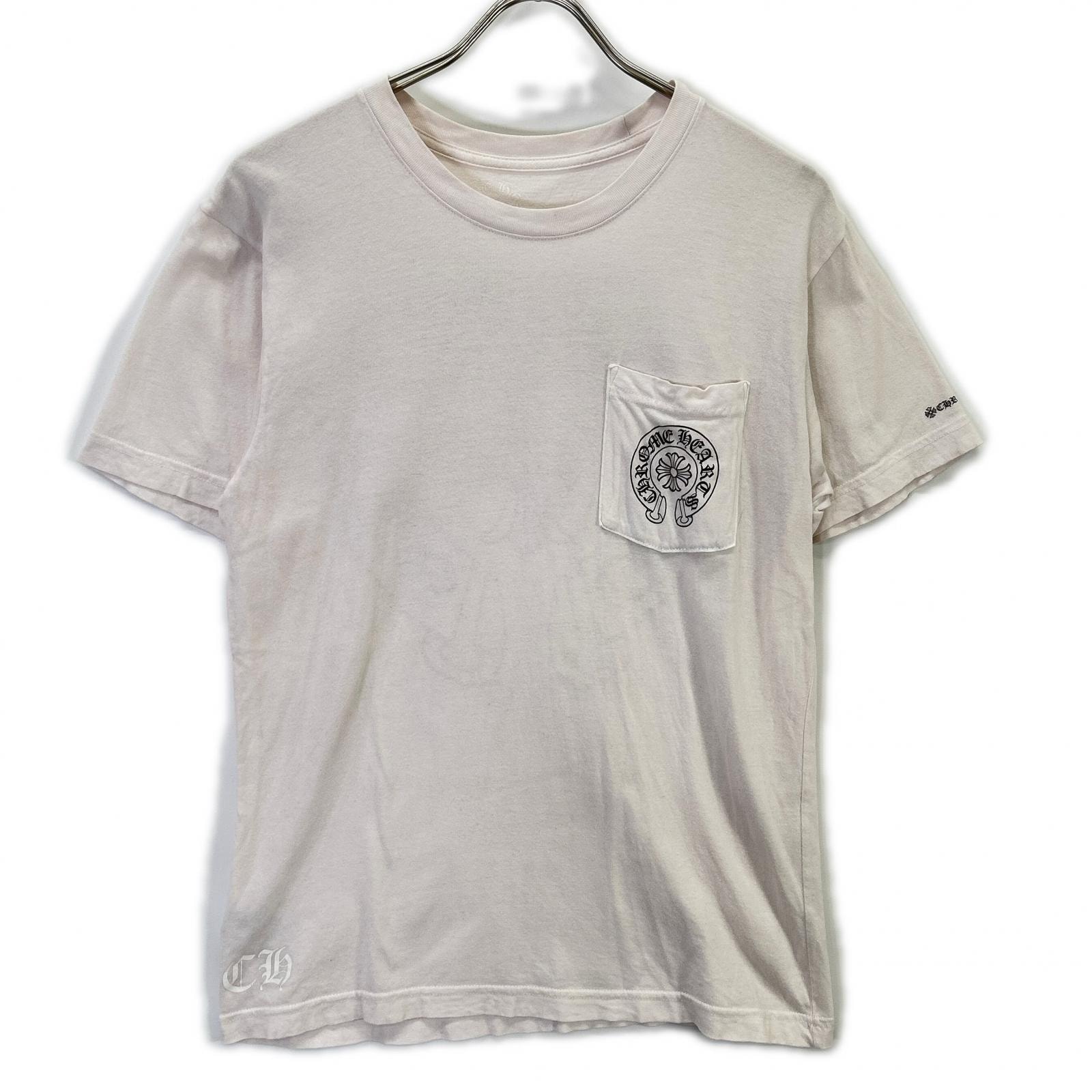Chrome Hearts Horse Shoe Logo Pocket T-Shirt "White"