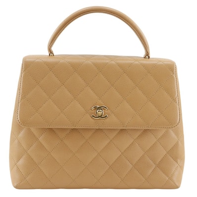 シャネル トップハンドルバッグ マトラッセ A12397 レディースハンドバッグ