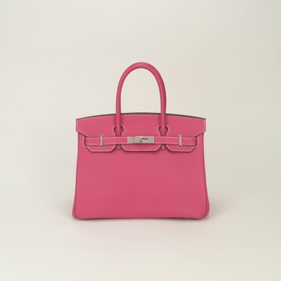 エルメス HERMES バーキン30 バーキン 30 バッグ トートバッグ エプソン ローズティリアン Rose Tyrien ピンク Pink シルバー金具 ヴォーエプソン ハンドバッグ