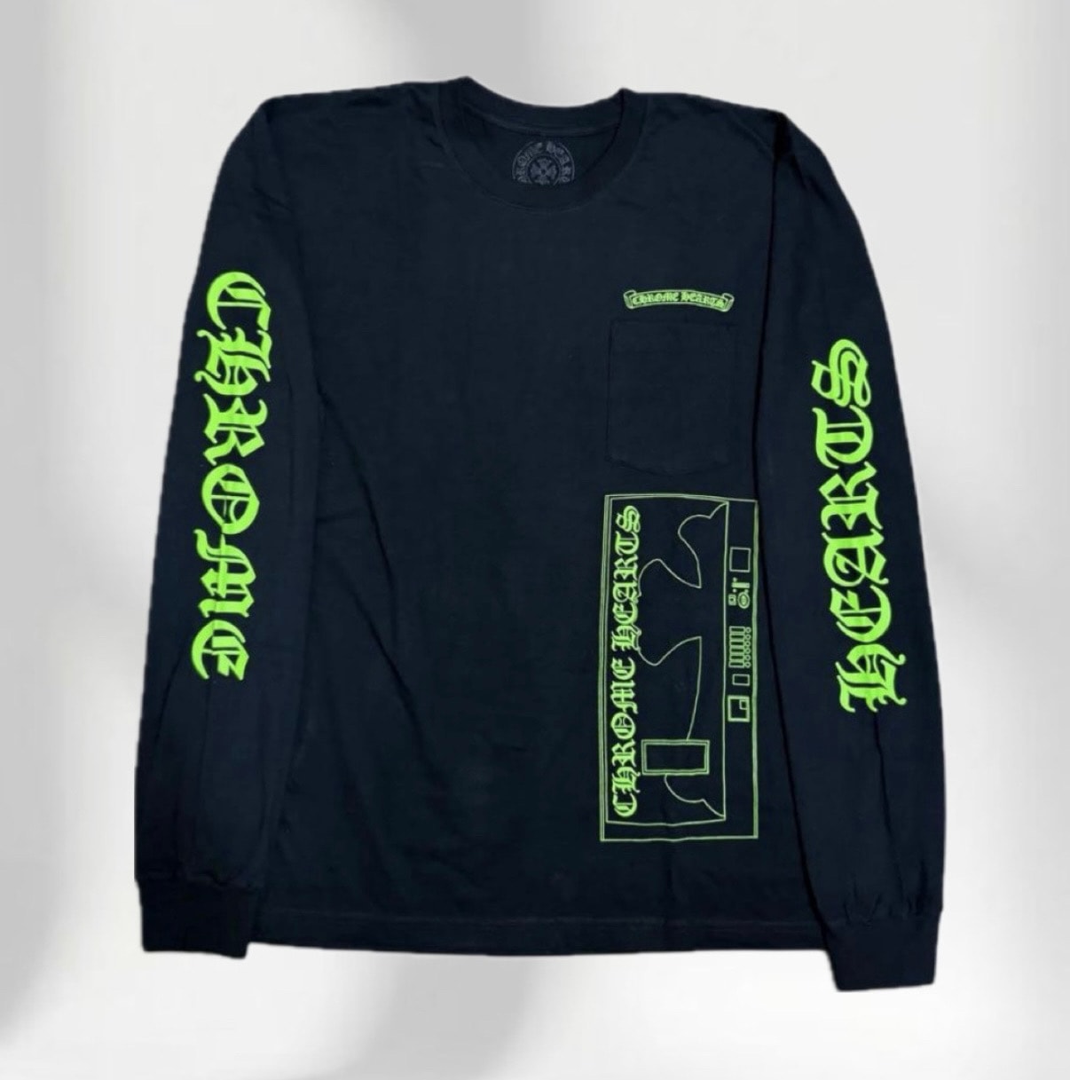 Chrome Hearts Print L/S T-Shirt Aoyama Limited "Black/Green"