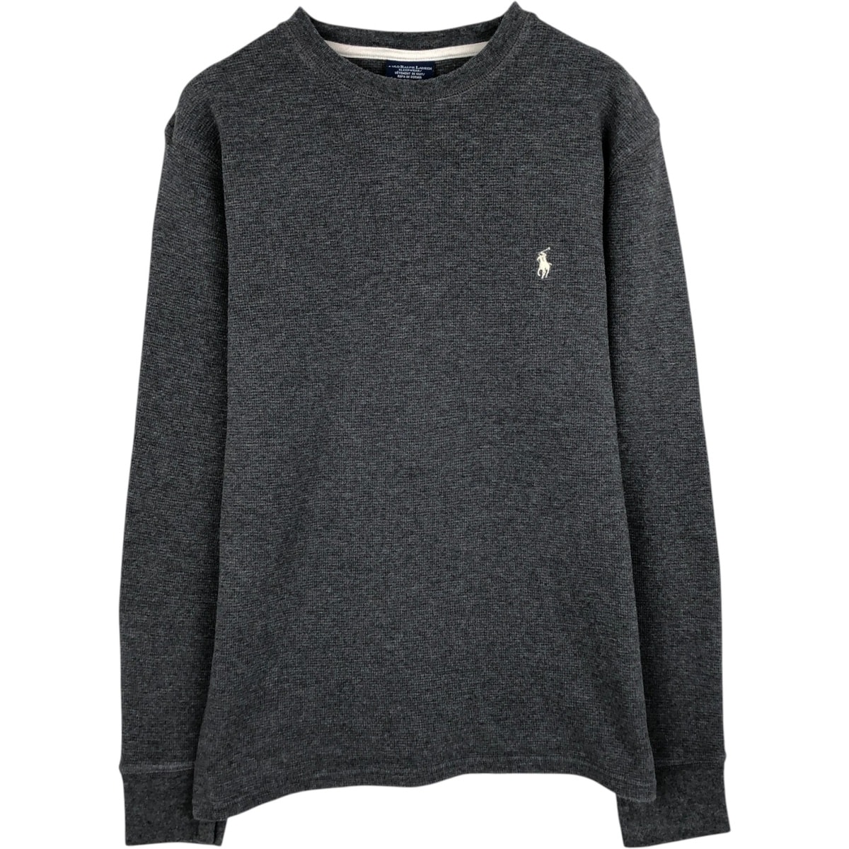 古着 ラルフローレン Ralph Lauren POLO RALPH LAUREN SLEEPWEAR サーマルロンT ワッフル メンズS相当/eaa632187