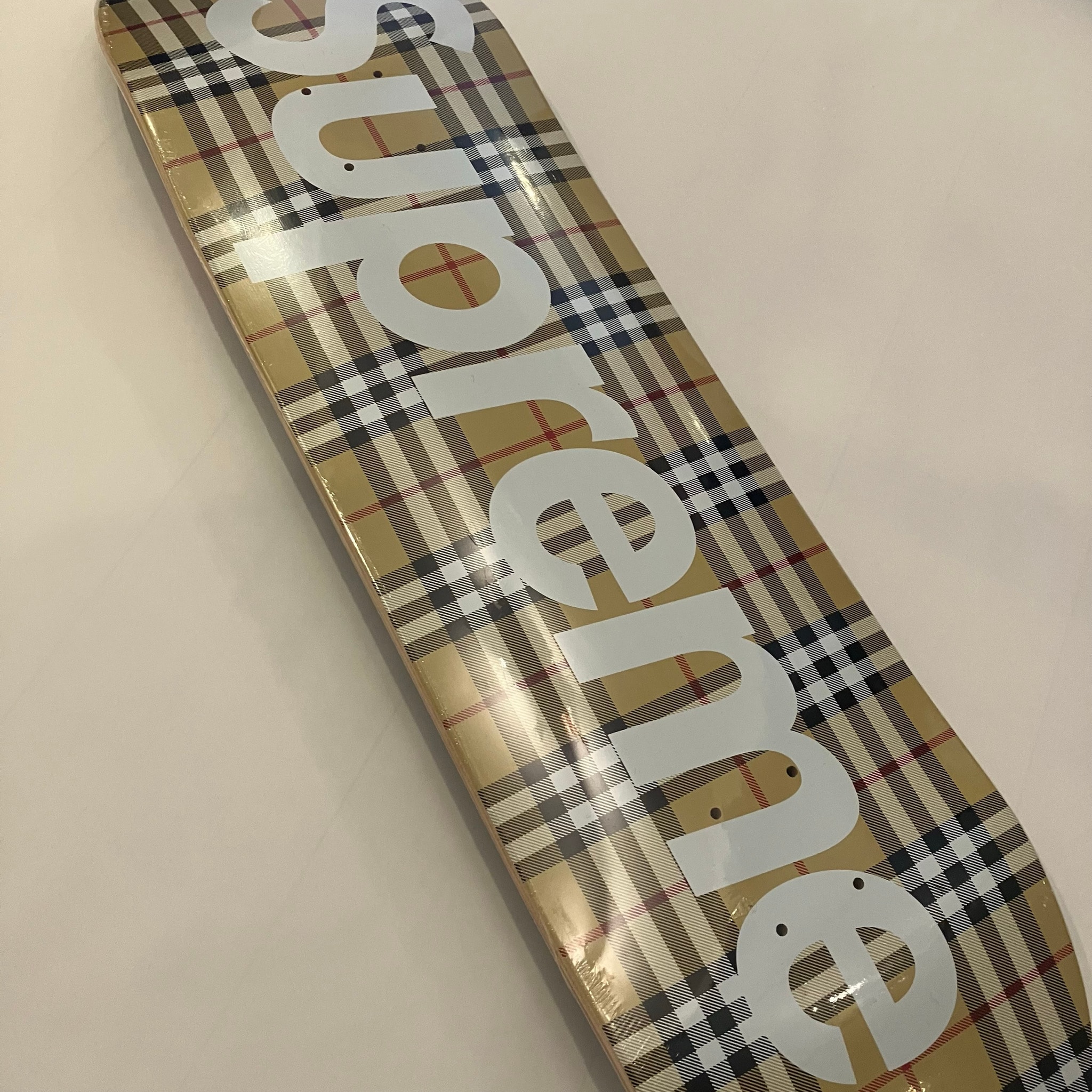 Supreme / Burberry Skateboard "Beige"