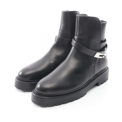 エルメス HERMES ヴェオ ケリーバックル アンクル ブーツ 靴 レザー レディース ブラック系 【中古】