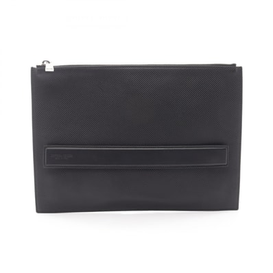 ボッテガヴェネタ BOTTEGA VENETA セカンドバッグ クラッチバッグ バッグ レザー メンズ ブラック系 【中古】