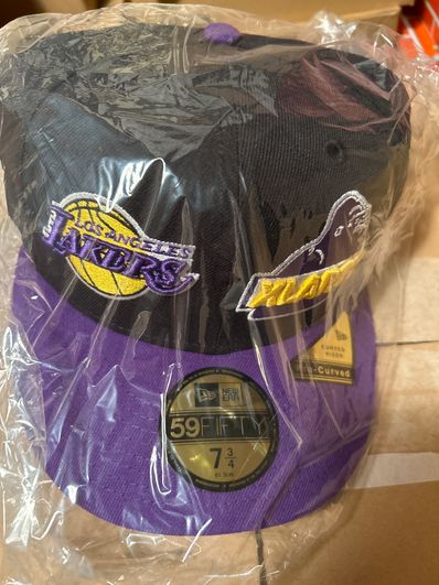 XLARGE x New Era x NBA LAKERS MIX LOGO 6PANEL CAP "Purple"