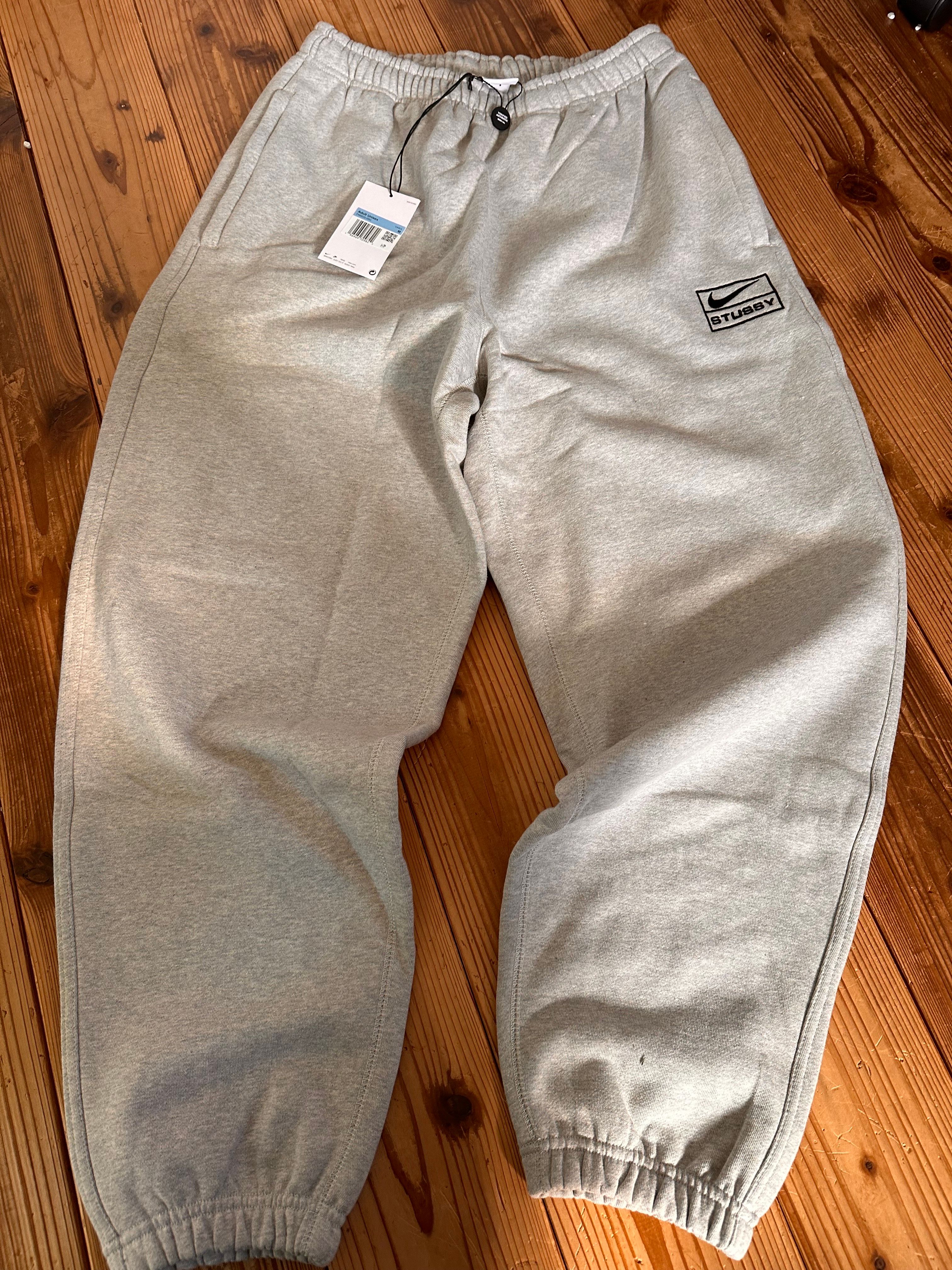 Stussy x Nike Fleece Pant "Grey Heather" (US Size) FN5231-050