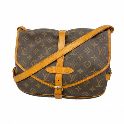 ★SALE【6cd5789】ルイヴィトン ショルダーバッグ モノグラム ソミュール30 M42256 ブラウン【中古】レディース