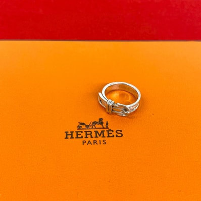 HERMES エルメス サンチュール リング シルバー925 リング・指輪 8号 シルバー
88721