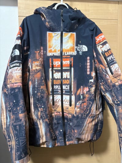 Supreme x The North Face Taped Seam Shell Jacket "Times square" NP52207I x NF0A82RK