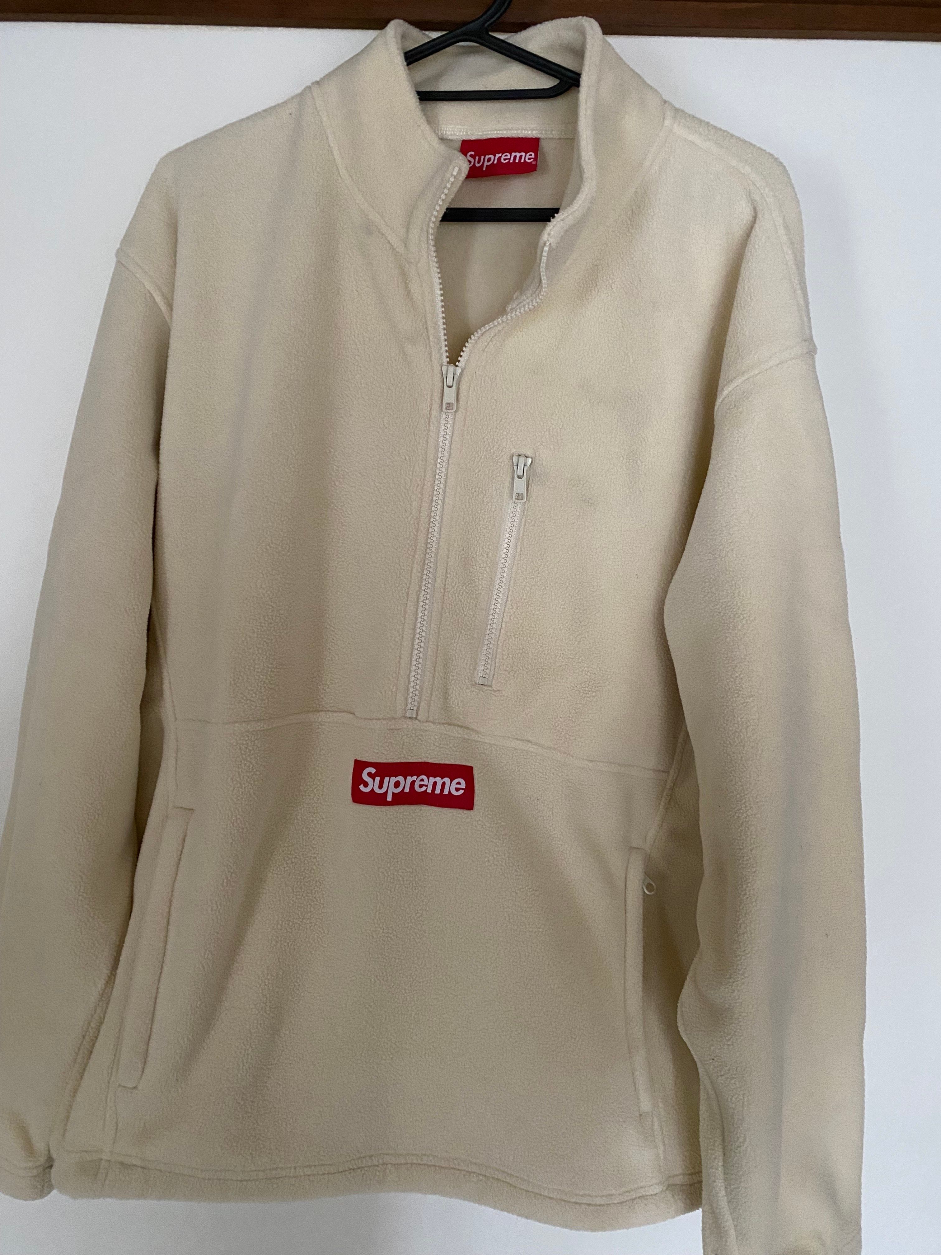 Supreme Polartec Half Zip Pullover "Natural"