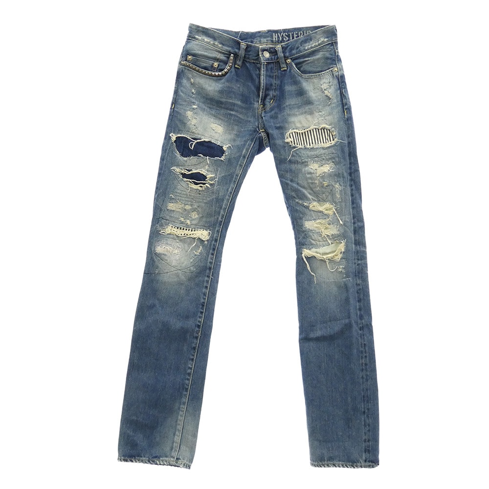 HYSTERIC GLAMOUR x genzai Snake Baggy Denim Pants 
