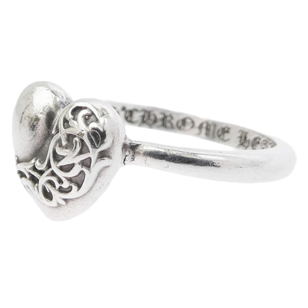 Chrome Hearts Bubble Gum Ring Heart "Silver"